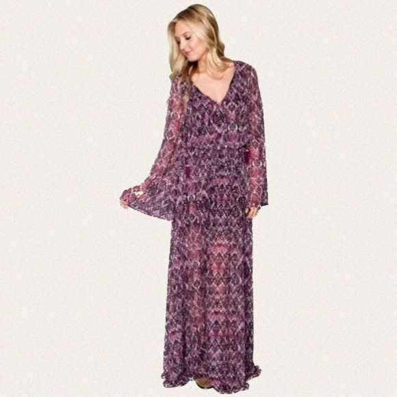 Show Me  You Mumu Juliet Maxi Dress - Women’s Small - Picture 1 of 5